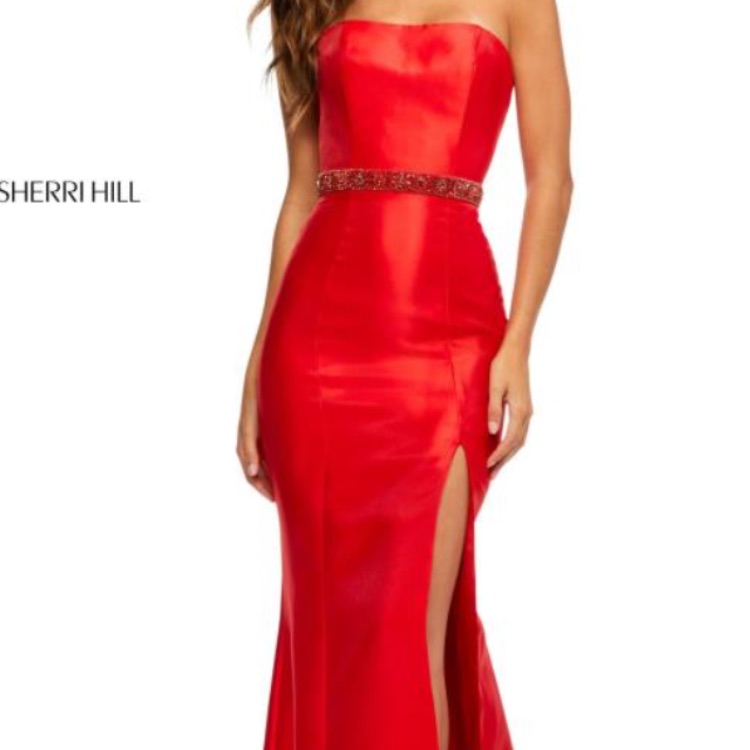Sherri Hill Red Evening Dress